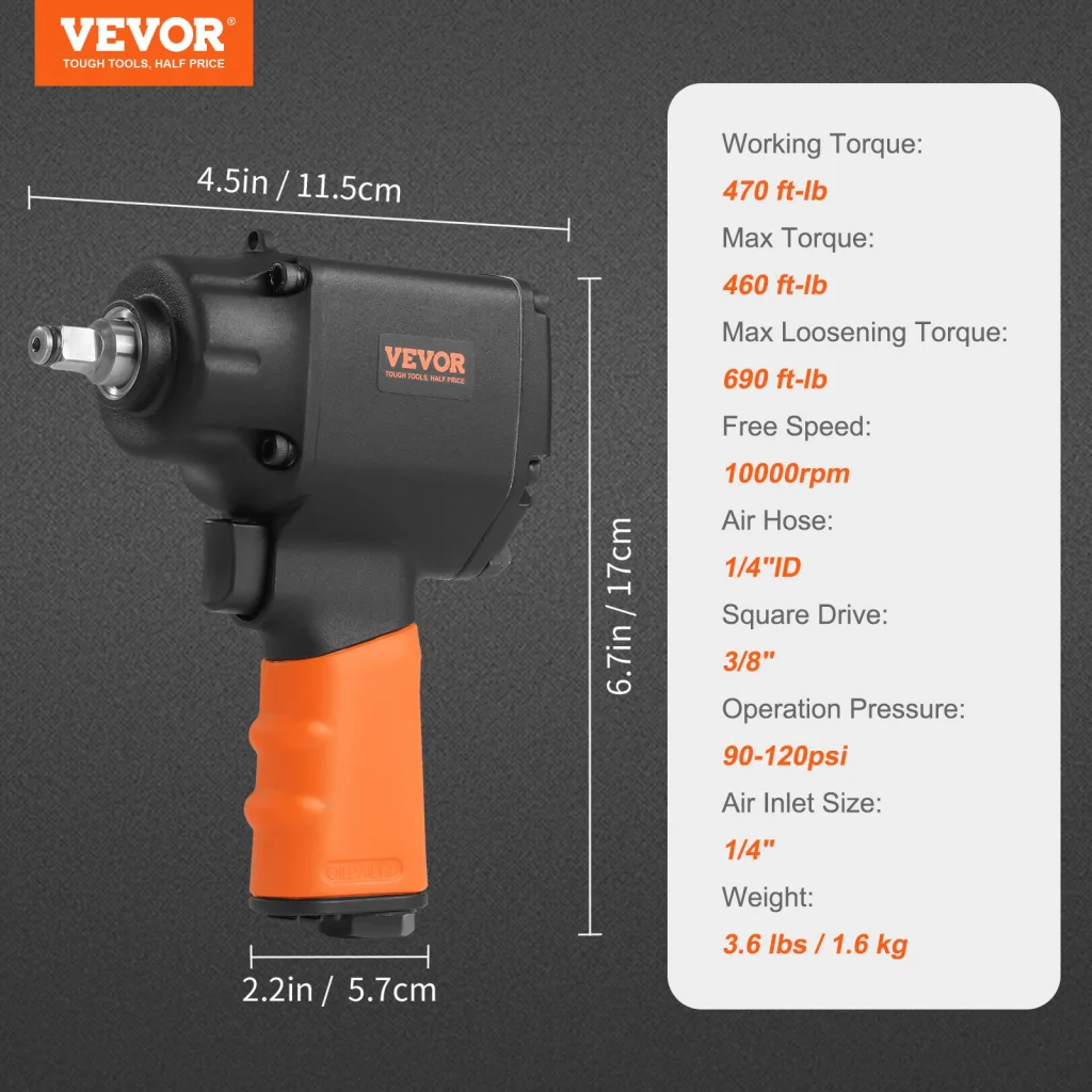 VEVOR Air Impact Wrench