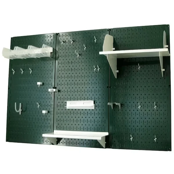 Wall control metal pegboard