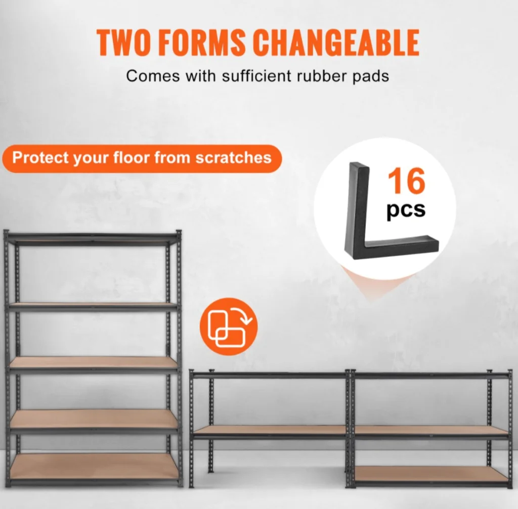 VEVOR Storage Shelves for 2 forms
