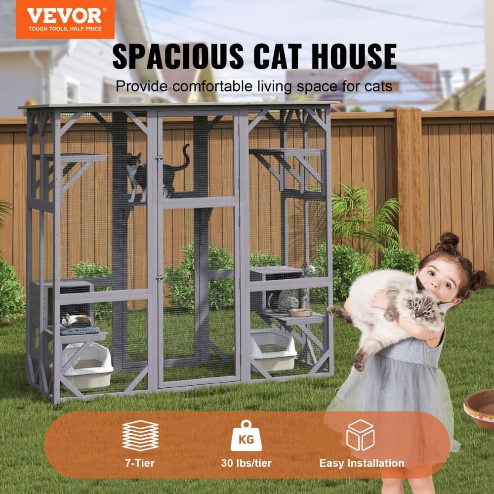 VEVOR Outdoor Cat House