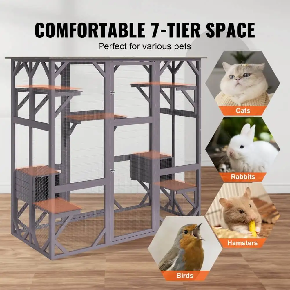 VEVOR Outdoor Cat House