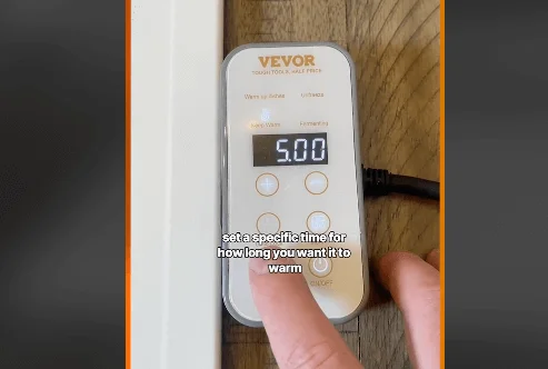 Using the VEVOR Electric Warming Tray