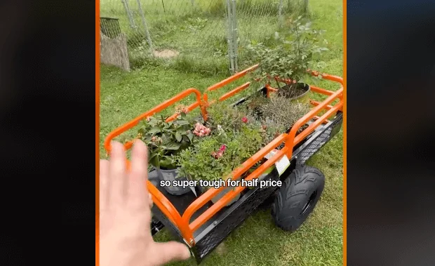 VEVOR Kippanhänger 725kg | ATV-UTV Anhänger | 623L Volumen | Mit Abnehmbarer Rückwand