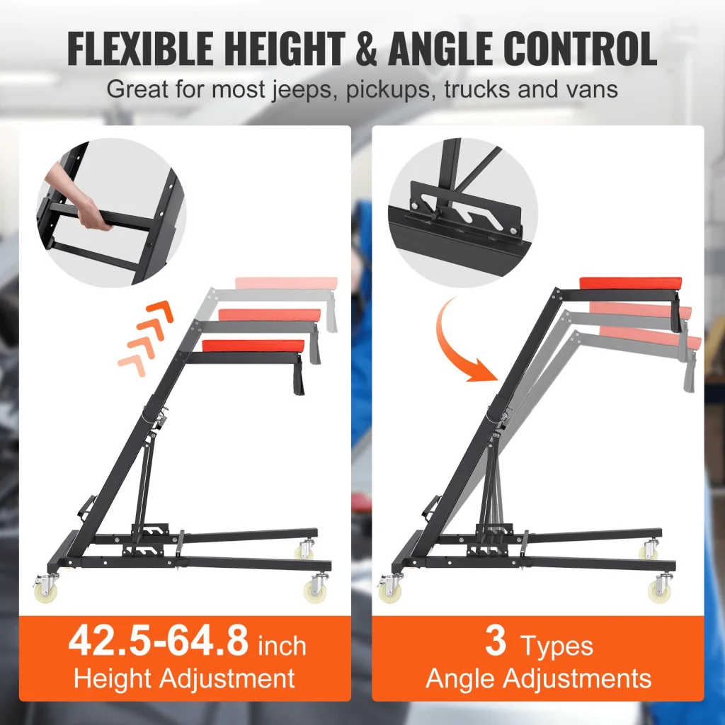 VEVOR Topside Creeper with Flexible Height