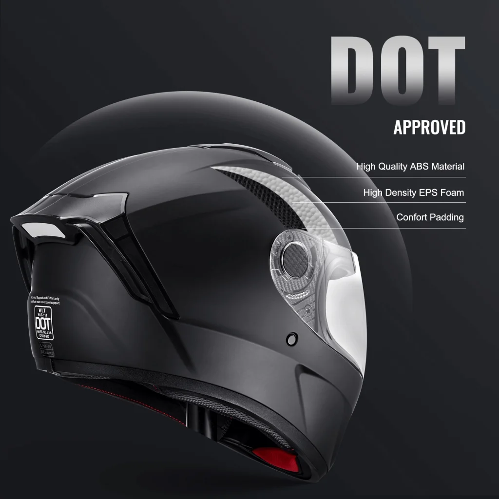 VEVOR Full-face Bluetooth Motorcycle Helmet