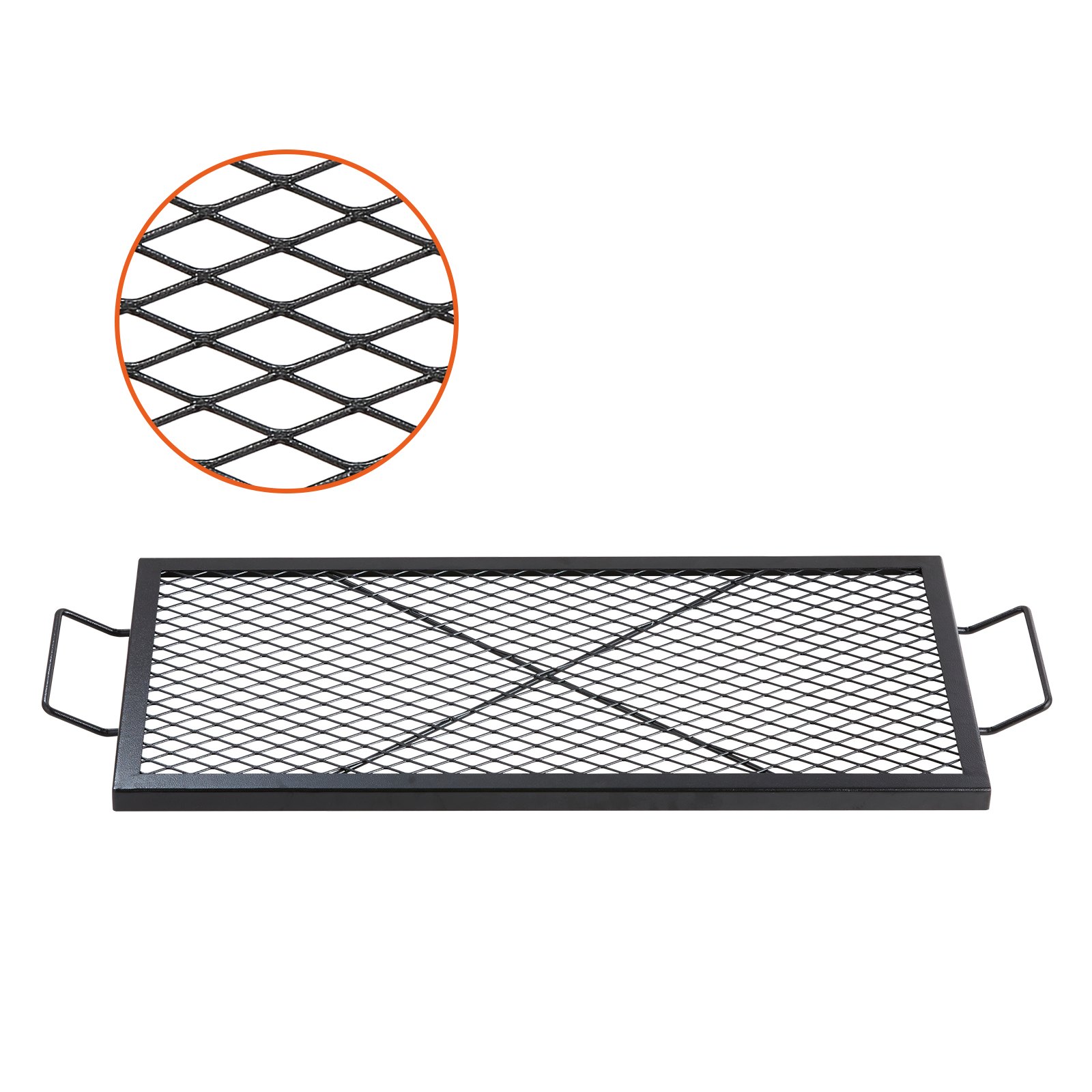 VEVOR X Marks Fire Pit grilliritil Suorakaiteen Muotoinen 