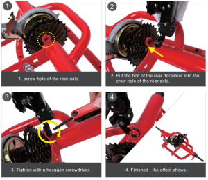 VEVOR Tricycle Adult Manual, 26’’ Wheels, 7-Speed
