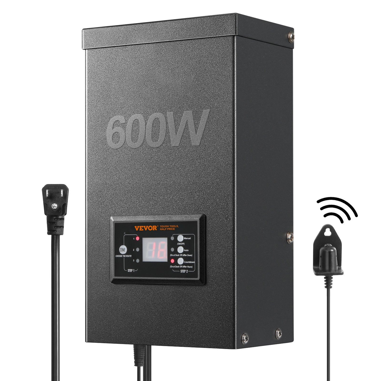 SUNVIE Kit Luce Percorso A LED RGB A Bassa Tensione Con Trasformatore 60W E Telecomando