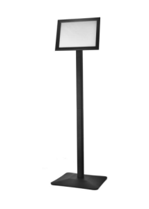 LEIFIDE 8 Pack Adjustable Heavy Duty Pedestal Sign Holder Floor Stand 8 5 X 11 X27 X27 Adjustable Sign Holder Poster Stand Sign Stand With