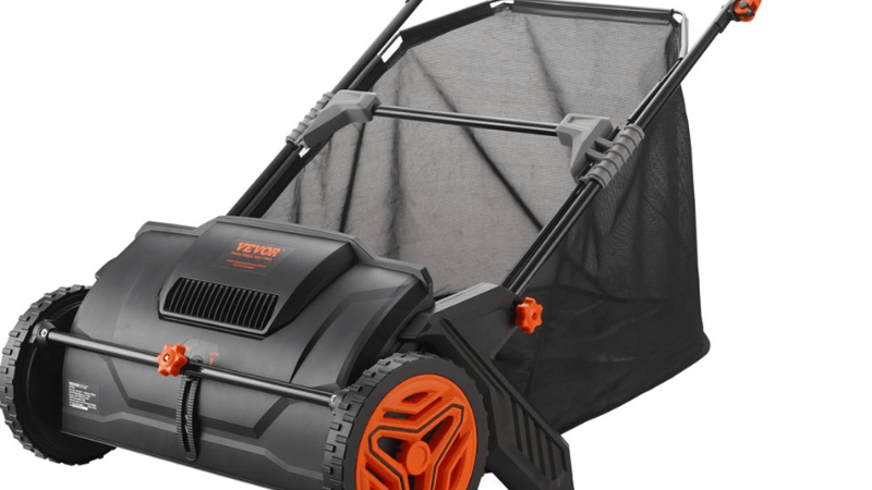 Push lawn sweeper
