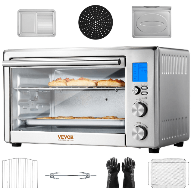 VEVOR 13-IN-1 Air Fryer Toaster Oven 28L 1800W Convection Oven for Home Use