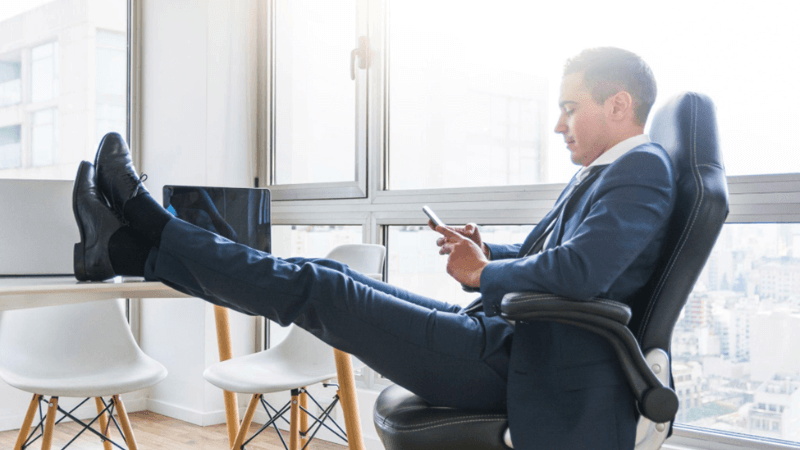 Reclining office chair neck and lumbar support