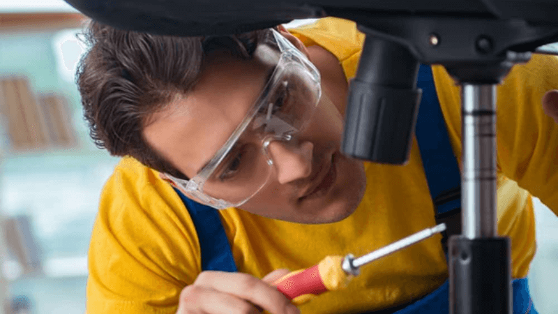 Remove the Casters From the Chair