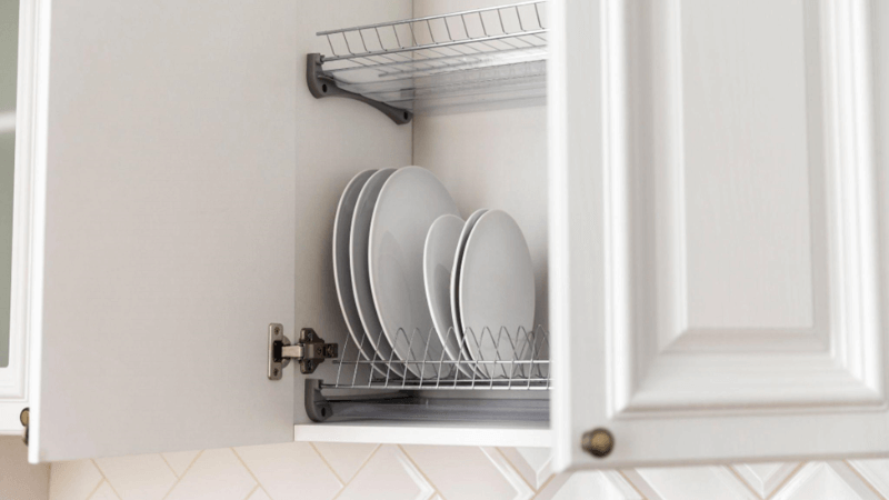 pull-out cabinet racks for kitchen storage